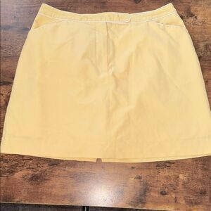 Izod Yellow Mini Skort